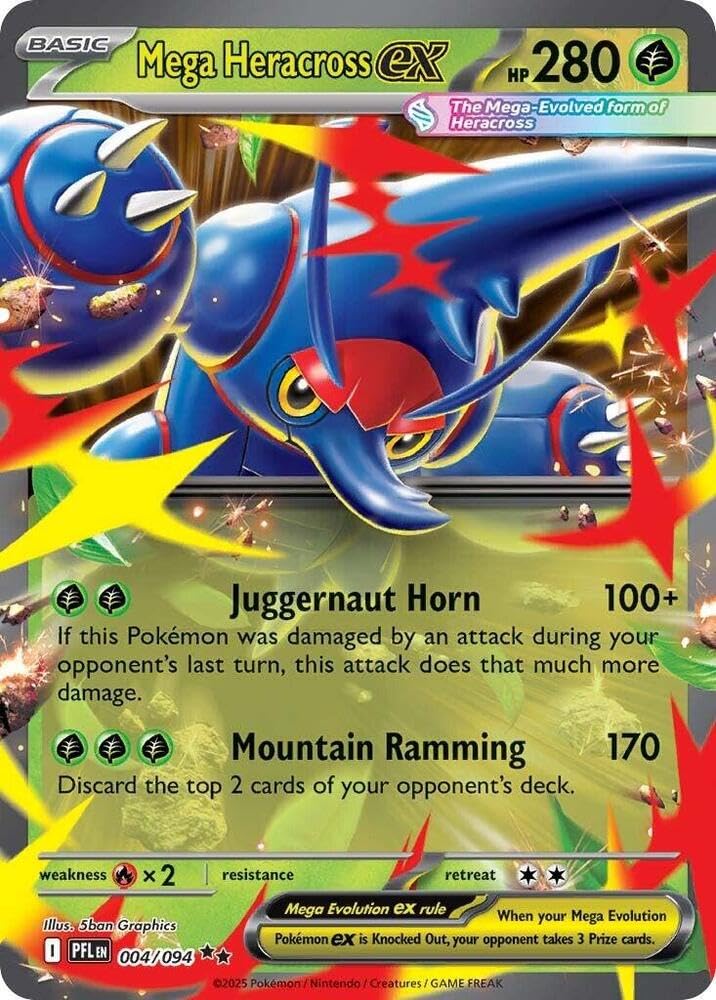 Pokemon - Mega Heracross ex - 004/094 - ME02: Phantasmal Flames
